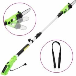 FIMEI Tronçonneuse électrique à Perche Télescopique 25 Cm 710 W