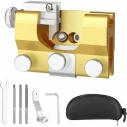 QERSTA Kit D'affûtage De Tronçonneuse, Kit D'affûtage De Tronçonneuse Portable, Affûteur De Tronçonneuse à Main, Facile à Utiliser