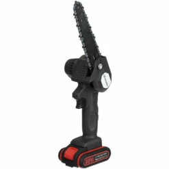 AUGIENB Scie à Chaine Tron?onneuse à Batterie à Batterie élagueuse Sans Fil VIOLEWORKS 18V 6" 2 Batteries Noir