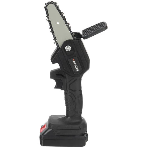 AUGIENB Scie à Chaine Tron?onneuse à Batterie à Batterie élagueuse Sans Fil BLMIATKO 4" 18V Scie à Chaine Scie à Buche électrique 2 Batteries – Image 4