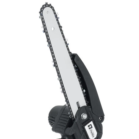 AUGIENB Scie à Chaine Tron?onneuse à Batterie à Batterie élagueuse Sans Fil Wolike 8" 18V 10000RPM Scie à Chaine Scie à Buche électrique 2 Batteries Rouge – Image 5