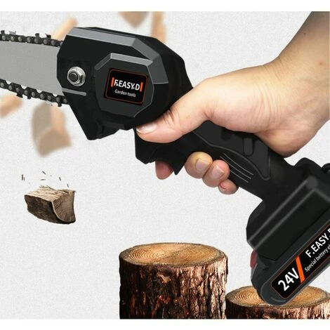 GroupM Norme Européenne Noire 4 Pouces 550W Scie à Chaîne électrique Une Petite Scie à Main Domestique électrique à Une Charge – Image 4