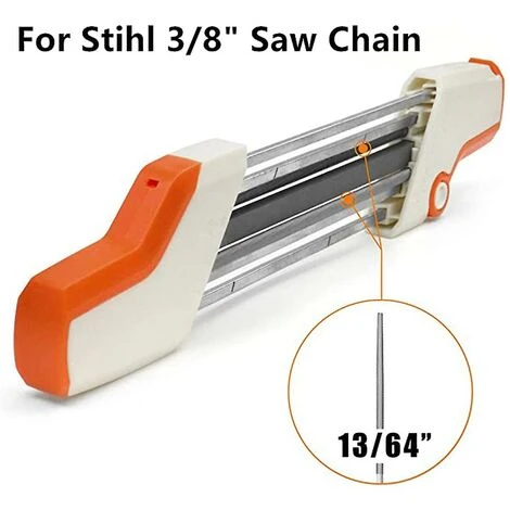 LTS FAFA Outil D'affûtage De Tronçonneuse Pour Chaîne De Scie, Kit De Couteau De Tronçonneuse à Lime Simple 2 En 1 – Image 3