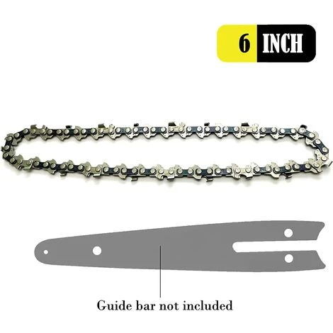 ARC-EN-CIéL Chaînes De Scie à Chaîne Pour Mini Tronçonneuse Rechargeable à Main De 6 Pouces 1/4 " Guide Chaîne Universelle. Pour Le Travail Du Bois Jardin De Coupe (6inch), Arcenciél – Image 5