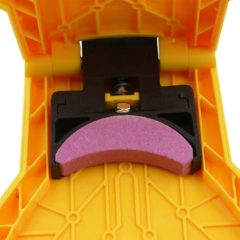 SLI-RES Affûteur De Tronçonneuse Affûteuse De Chaîne De Tronçonneuse Pour Guides De 14 à 20 Pouces 22.6*14.4*2.6cm (Jaune),Lilaris – Image 3