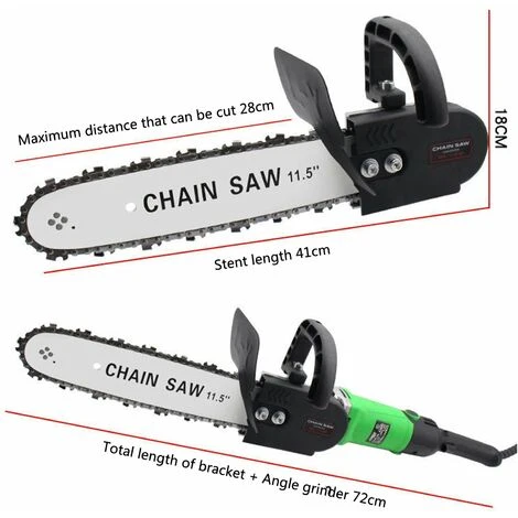LIFCAUSAL La Scie à Bois Scie De Charpentier Outil électrique Domestique Meuleuse D'angle Tronçonneuse électrique Modifiée – Image 3