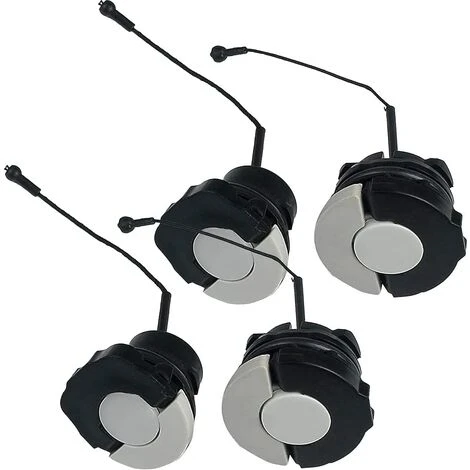 HEGUYEY Bouchon D'essence + Bouchon D'huile Pour STIHL MS200 MS210 MS230 MS250 MS260 MS270 MS280 MS340 MS341 MS361 MS380 MS381 MS390 MS441 MS460 MS880 MS171 MS181 MS192T Tronçonneuse (4 Pack)