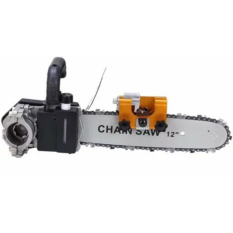 LIFCAUSAL Chaînes De Tronçonneuse En Alliage D'aluminium Portables Chaînes D'outils De Meulage Gabarit D'affûtage Maison Affûteuse De Chaînes à Main – Image 2