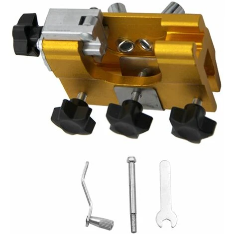 LIFCAUSAL Chaînes De Tronçonneuse En Alliage D'aluminium Portables Chaînes D'outils De Meulage Gabarit D'affûtage Maison Affûteuse De Chaînes à Main – Image 4