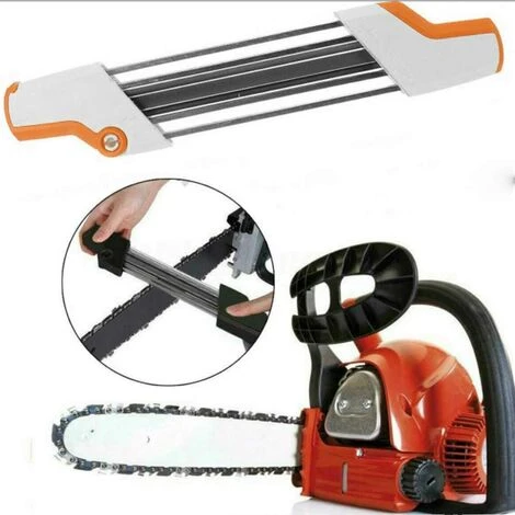 EINEMGELD Affûteur De Chaîne 2 En 1 En Métal 3/8" P 4,0 Mm De Rechange Pour Chaîne Stihl Blanc – Image 2