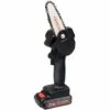 LIFCAUSAL Mini Tronçonneuse Sans Fil Petite Tronçonneuse à Bois élagage Tronçonneuse 500W Scie électrique Portable Rechargeable Pour La Coupe De Bois De Branche D'arbre