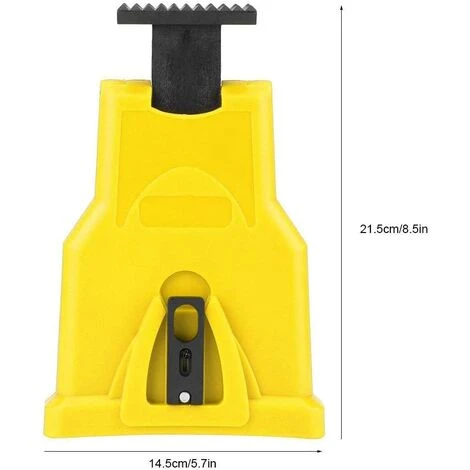 REGALOS Affûteur De Chaîne De Tronçonneuse, Affûteur De Chaîne De Tronçonneuse, Affûteur De Chaîne De Tronçonneuse, Affûteur De Chaîne De Tronçonneuse,jaune – Image 2