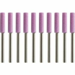 ENLENK 10pcs 3/8 Affûteur Tronçonneuse Compatible Pour Polissage De Chaîne Tronçonneuse à Manucure (Arbre 4.8mm)