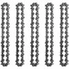 QERSTA Accessoires De Tronçonneuse Durables 5 Pièces, Chaîne De 4 Pouces * 1 * 5