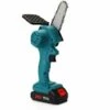 QERSTA Scie électrique à Une Main Rechargeable Pour Mini Tronçonneuse à Bois (4 Pouces, Une Batterie, Une Charge)