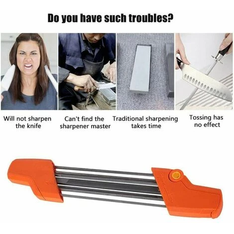 Aiguiseur De Chaîne Orange 5.5 Pour Accessoires Universels De Chaîne De Tronçonneuse Steelhus Warner HANBING – Image 2