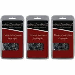 GT MARKET Lot De 3 Chaînes 74 Maillons - Compatible Tronçonneuses STIHL MS 271